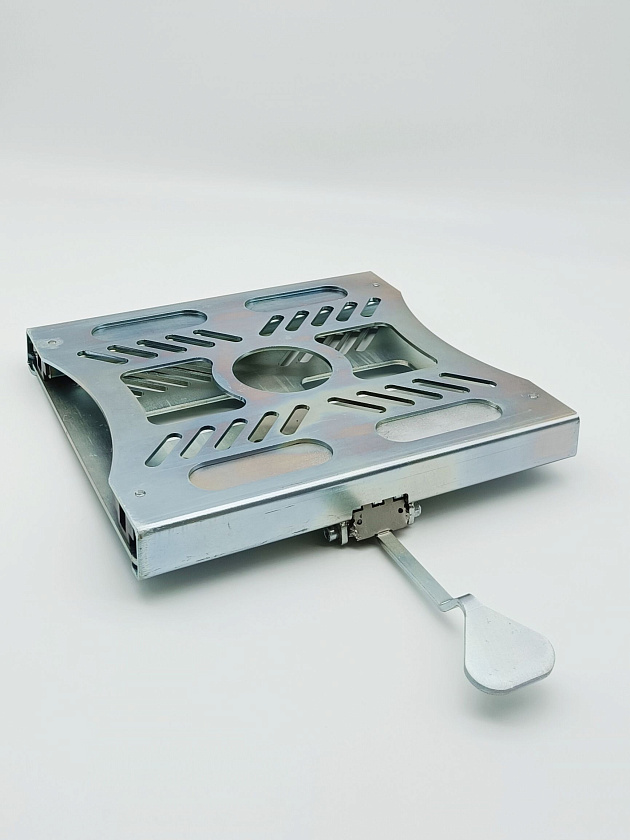 Слайдер для кресла / сиденья в лодку в т.ч. пвх, нднд, риб, переходник основание для крепления на опору, амортизационную стойку продольно скользящий вперед-назад, материал оцинкованная сталь