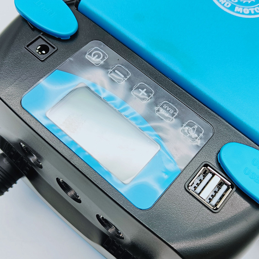 Аккумуляторный электрический насос Seanovo HT-999, 6000 mAh, 350 л/мин, 2 режима лодочный воздушный компрессор для накачки надувной лодки ПВХ в т.ч НДНД РИБ резиновой SUP-доски байдарки бассейна