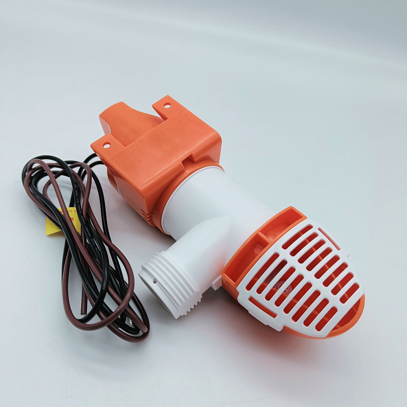 Помпа трюмная SeaFlo 1100 GPH (4140 л/час) 12 вольт электрическая для откачки воды осушительная, для лодки / катера / яхты водооткачивающая, насос 12 В водяной горизонтальный низкопрофильный