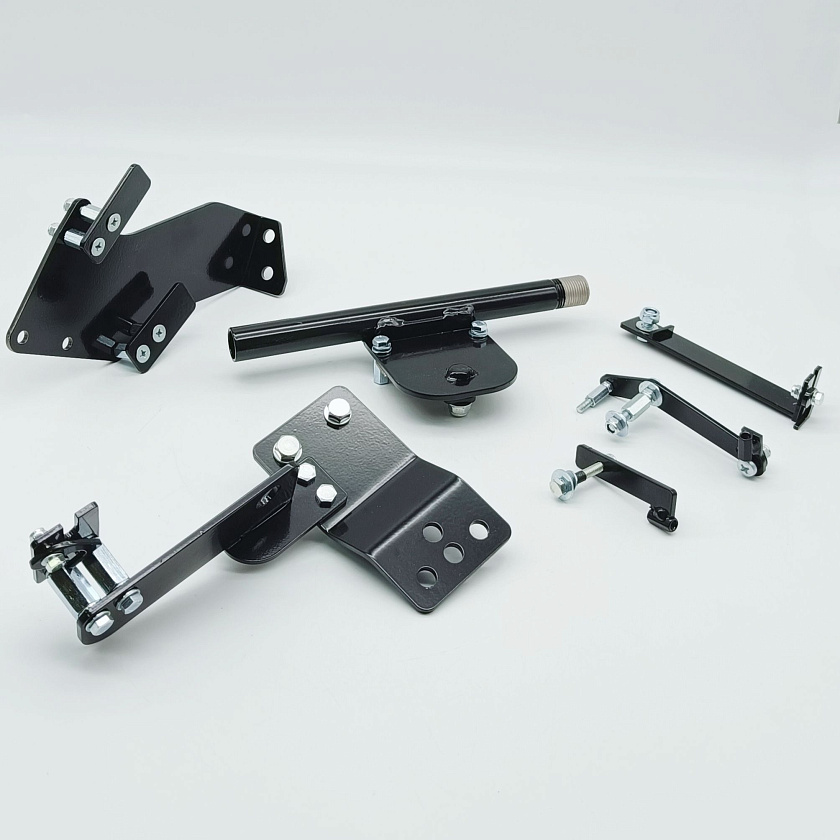 Для лодочного мотора Suzuki DT9.9A-15A (с кнопкой Стоп на румпеле) установочный комплект подключения перехода с румпеля на ДУ дистанционное управление (дистанцию), переходник для троса газ реверс