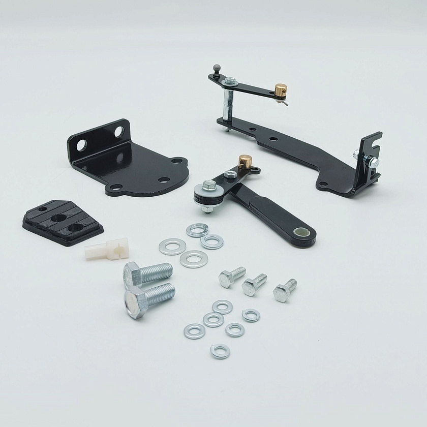 Для лодочного мотора MERCURY F10 / F20 (инжектор) установочный комплект подключения перехода с румпеля на ДУ дистанционное управление (дистанцию), переходник для соединения троса газ реверс