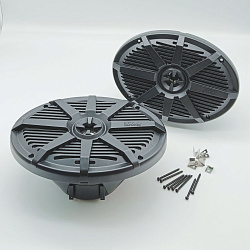 Морская акустика BOSS MR692B 350 Вт, овальные 6''x9'' комплект динамиков 2 шт, колонки для лодки, катера, яхты, мототехники, улицы водонепроницаемые 2-полосные всепогодные цв. черный   