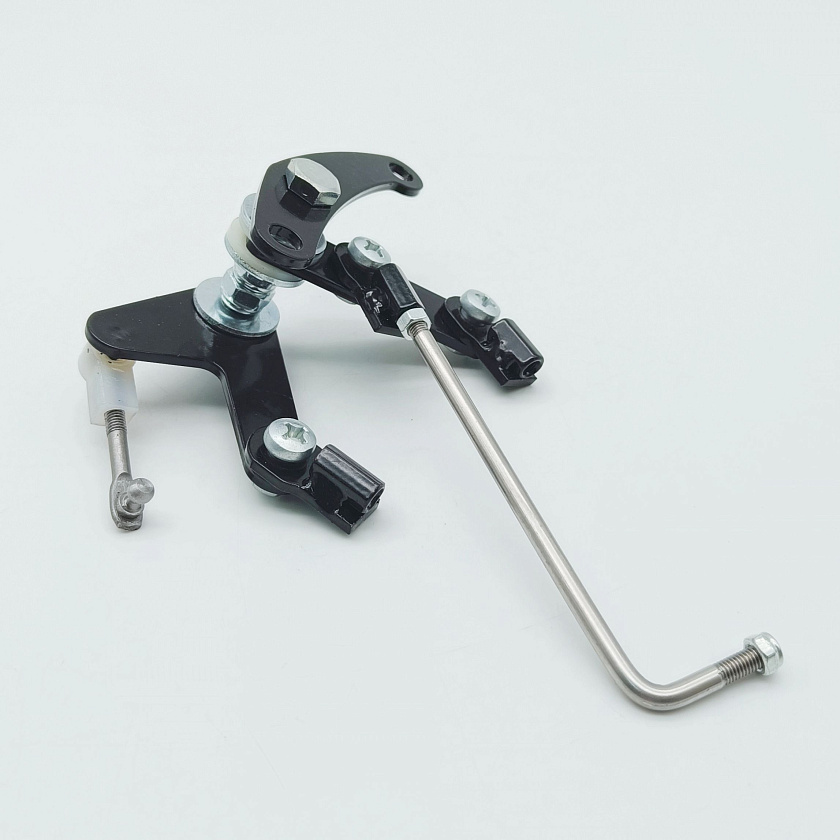 Для лодочного мотора Suzuki DF9.9B / 15A / 20A установочный комплект подключения перехода с румпеля на ДУ дистанционное управление (дистанцию), переходник для соединения троса газ реверс