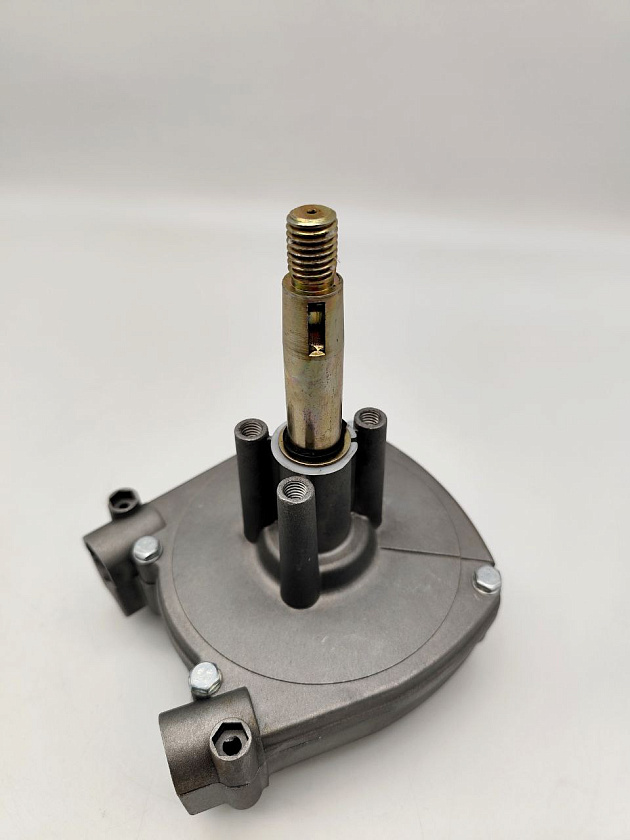 Короткоходный рулевой редуктор Nautflex YK7-CD1.6 (T71) 1,6 оборота, под трос М66 для водомета лодки / катера c подвесным мотором, планетарный рулевой редуктор для ПЛМ до 150 л.с. (без крышки)