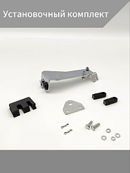 Для лодочного мотора Yamaha 15F / 20F 4-х тактный (карбюратор) установочный комплект подключения перехода с румпеля на ДУ дистанционное управление (переделка в дистанцию), адаптер для троса газ реверс   