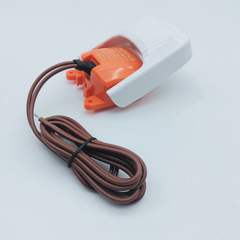 Поплавковый выключатель SeaFlo 12V/24V (12А) для насоса, переключатель / поплавок уровня воды для помпы