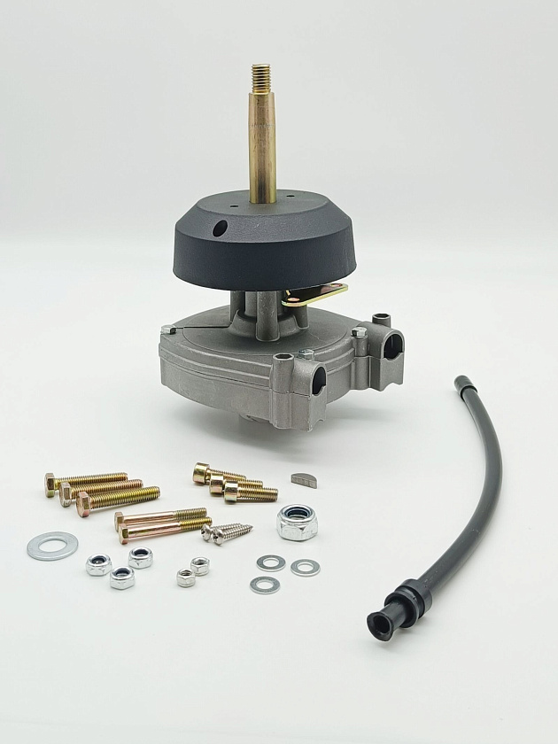 Короткоходный рулевой редуктор Nautflex YK7-CD (T71) 1,8 оборота, для водомета под трос М66 руля лодки / катера c подвесным мотором, планетарный возвратный (инерционный) для ПЛМ до 150 л.с. Товар уцененный