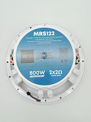 Сабвуфер водонепроницаемый ACV MARINE MRS122DLW (300 мм), 800 Вт, 12 дюймов, динамик с регулируемой RGB подсветкой, влагостойкая морская акустика для лодки катера яхты причала бассейна улицы   