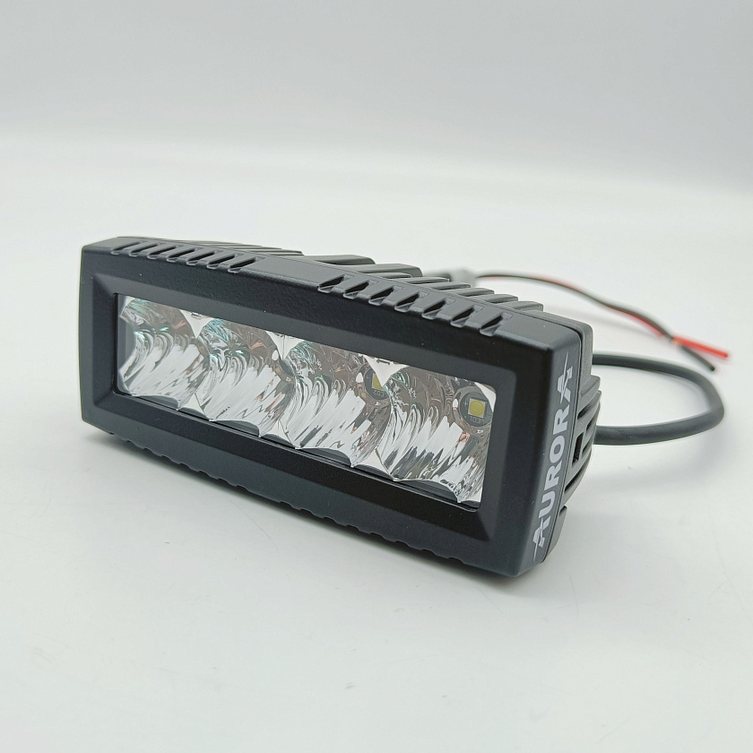 Светодиодная фара ближнего света Аврора ALO-L-4-E7T, 40 ватт, угол 25 градусов, LED фара 9 36 В Aurora на квадроцикл, крышу автомобиля и др. технику