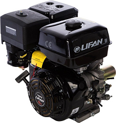 Бензиновй двигатель Lifan 188FD-18А (Лифан 13 л.с.) с электрозапуском и катушкой (генератором) 18 ампер, лифановский мотор на 13 лошадиных сил с электростартером, вал 25 мм   