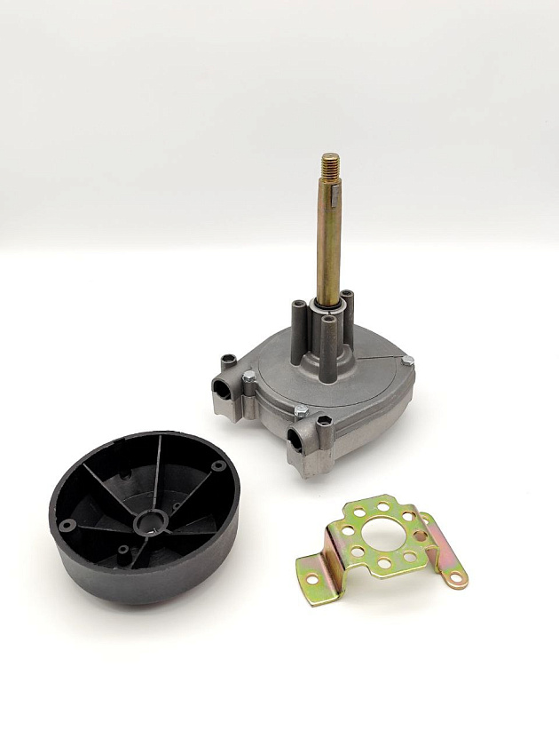 Короткоходный рулевой редуктор Nautflex YK7-CS0.7 (T71) 0,7 оборота, под трос М66 для водомета лодки / катера c подвесным мотором, планетарный рулевой редуктор для ПЛМ до 150 л.с.