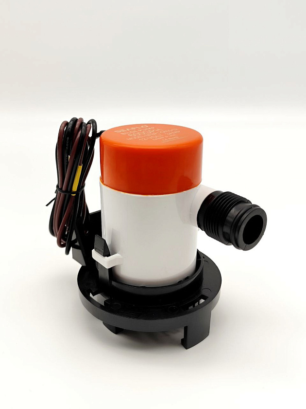 Помпа трюмная SeaFlo 600 GPH (2280 л/час) 12 вольт электрическая для откачки воды осушительная, для лодки / катера / яхты водооткачивающая, насос 12 В откачки для воды на судне