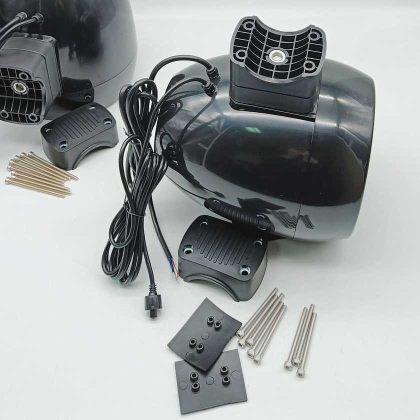 Подвесная морская акустика ACV MR62BL 300 Вт 6,5'', RGB подсветка, комплект корпусных динамиков 2 шт, влагостойкие колонки для лодки, катера, яхты водонепроницаемые 2-полосные, черные. Товар уцененный
