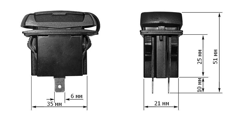 Разъем встраиваемый 12 В с 2-мя USB портами, врезной в консоль / панель приборов лодки, катера, яхты, вездехода, автомобиля, автодома и др., розетка USB