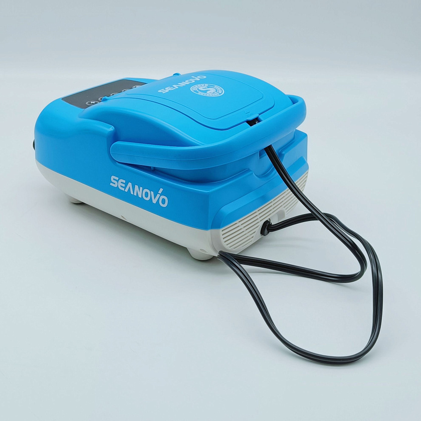Аккумуляторный электрический насос Seanovo HT-900A, 4000 mAh, 350 л/мин, 2 режима лодочный воздушный компрессор для накачки надувной лодки ПВХ в т.ч НДНД РИБ резиновой, SUP-доски байдарки бассейна